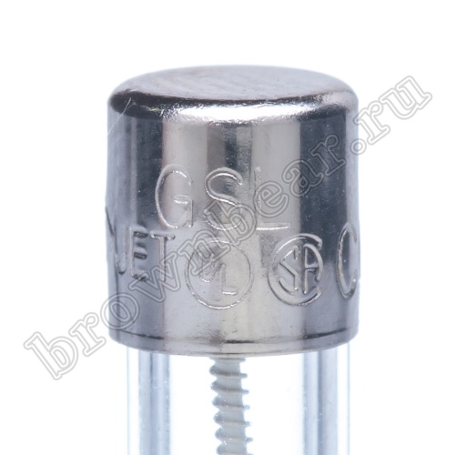 Предохранитель 5х20 мм, цилиндрический, стеклянный, с задержкой, 1А/250В (GSL) фото 5