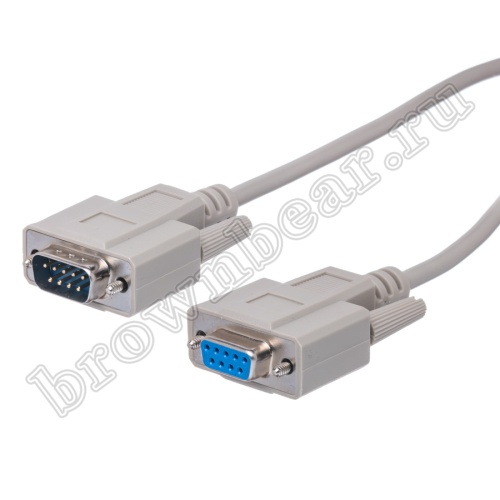 Кабель (шнур) RS-232 DB9F-DB9M, 3 метра фото 2