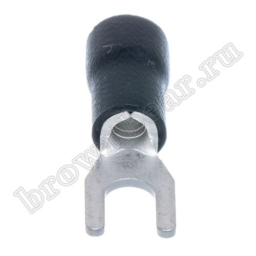 Клемма вилочная обжимная тип "U" 4.3 мм, на провод 2.5 - 4.0 мм², изолированная, кратно 100шт. TYI-3.5-4 фото 4