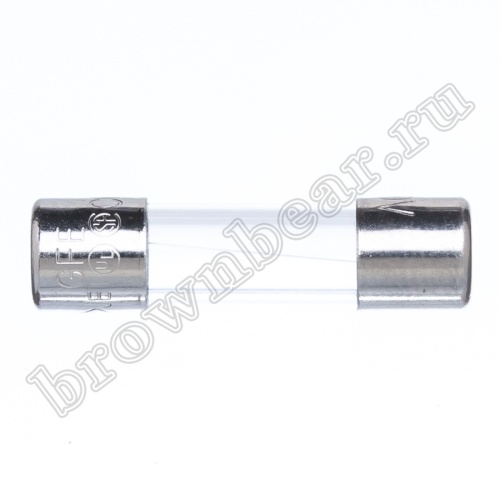 Предохранитель 5х20 мм, цилиндрический, стеклянный, быстрый, 2.0А/250В (GFE) фото 4