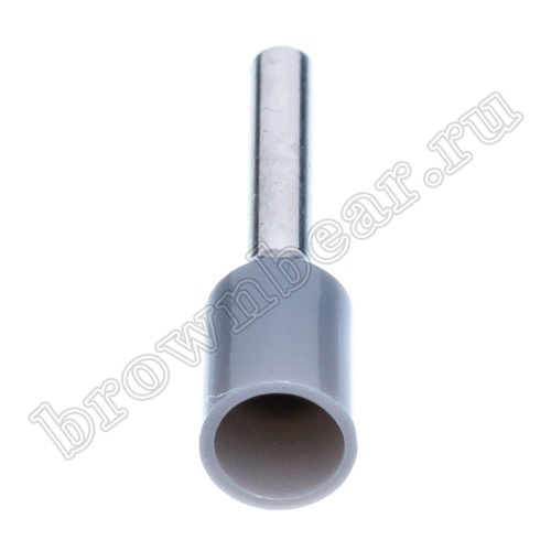 Кабельный наконечник штыревой втулочный изолированный НШВИ 8 мм, под опрессовку на провод 0.75 мм², упаковка 100шт. TIC-0.75-8 фото 4