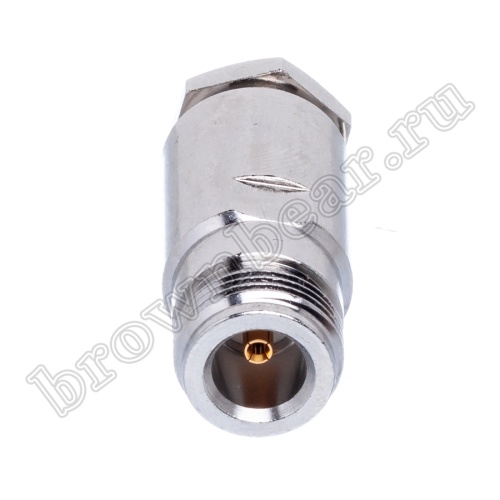 Разъем N гнездо на кабель RG-8,213, пайка N-S8J фото 3