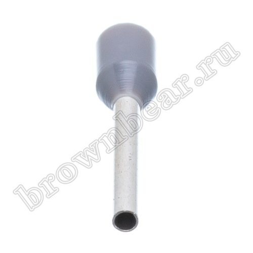 Кабельный наконечник штыревой втулочный изолированный НШВИ 12 мм, под опрессовку на провод 0.75 мм², упаковка 100шт. TIC-0.75-12 фото 2