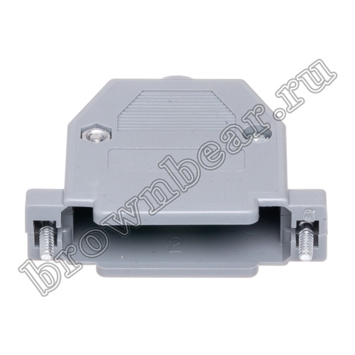 Корпус разъема D-SUB 25 контактов, серый, тип 2 DP-25C-G фото 4