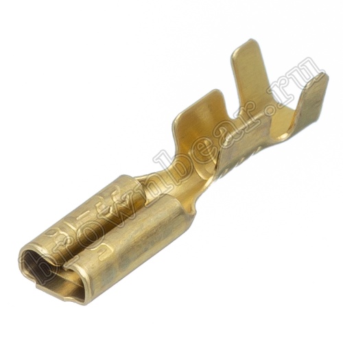 Клемма плоская обжимная 3.2 мм, гнездо на провод 0.5 - 1.5 мм², кратно 100шт., РП-М TA3-1.25FO