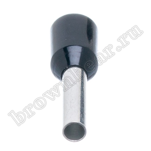 Кабельный наконечник штыревой втулочный изолированный НШВИ 8 мм, под опрессовку на провод 1.5 мм², упаковка 100шт. TIC-1.5-8 фото 2