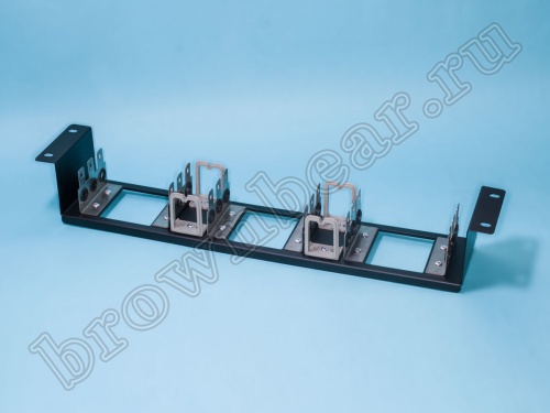 Опорная рама 19" на 9 плинтов,  2U  фото 3