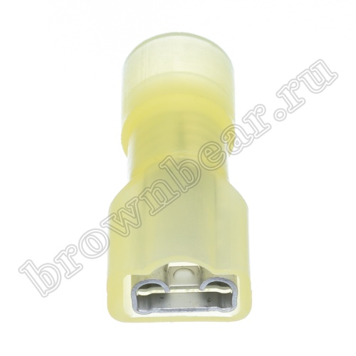 Клемма плоская обжимная 6.3 мм, гнездо на провод 4.0 - 6.0 мм², полностью изолированная, кратно 100шт., РПИ-М TAI-5.5MIF фото 4