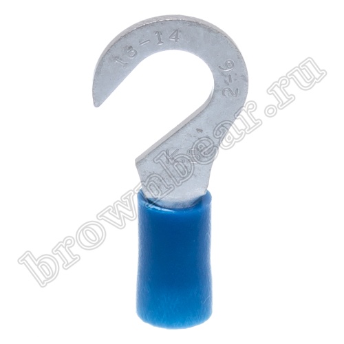 Клемма крюк тип "C" 6.4 мм на провод 1.5 - 2.5 мм², изолированная, кратно 100шт. TCI-2-6 фото 6