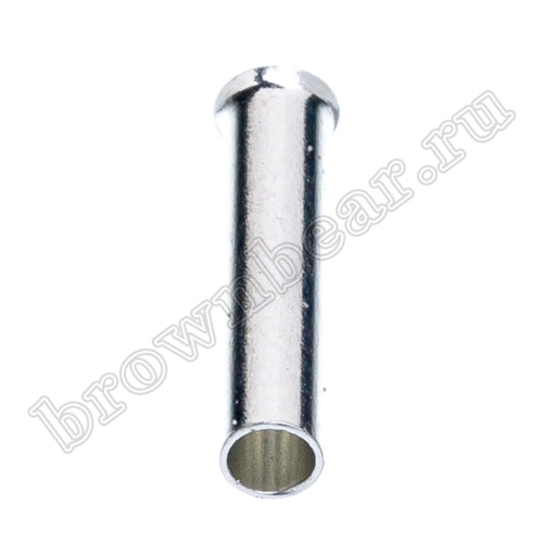 Кабельный наконечник штыревой втулочный НШВ 10 мм, под опрессовку на провод 1.5 мм², упаковка 100шт. TC-1.5-10 фото 5