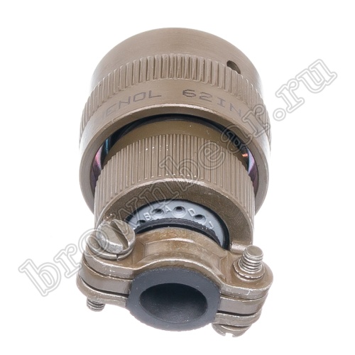 Разъём Amphenol серии 62IN, 14 контактов, вилка на кабель, тип 12, байонетный 62IN-16F-12-14P фото 3