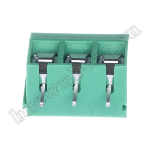 Клеммник винтовой на плату, 3 контакта, 5.0 мм TB-11B фото 5