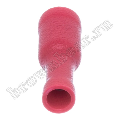 Клемма штекерная обжимная тип "B" 4.0 мм гнездо на провод 0.5 - 1.5 мм², изолированная, кратно 100шт. TBI-1.25-4F фото 3