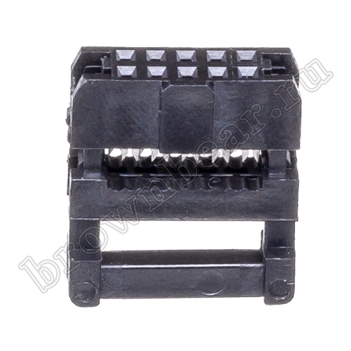 Разъем IDC 2х5 розетка на плоский кабель, шаг 2.00мм IDC2-10 фото 4