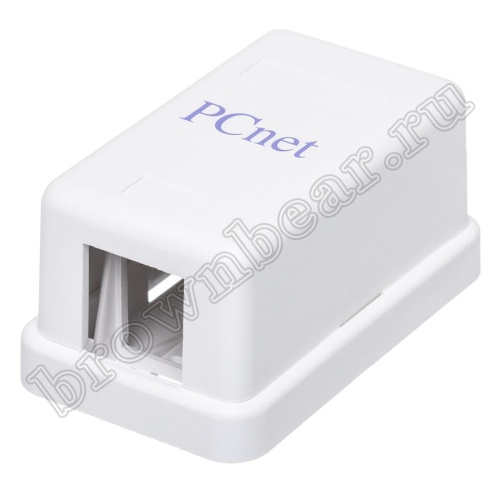 Корпус внешней розетки для 1 модуля keystone, PCnet 