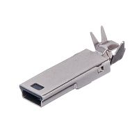 Разъем mini USB, вилка на кабель без корпуса, 5 контактов, пайка 4 провода, MUBS-05PNO USB/M-SP-1