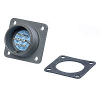 Разъём промышленный круглый MIL-5015 серии MS 7 контактов, вилка на блок