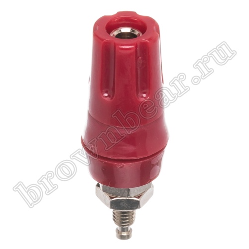Клемма приборная для разъема Banana, тип 8 (гнездо), красная BP-8R фото 5