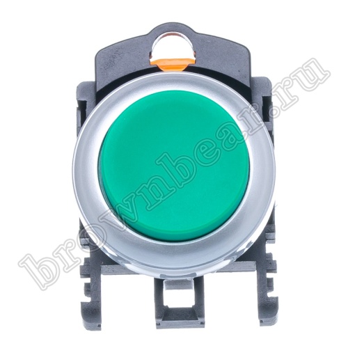 Кнопка управления выступающая, с фиксацией, d 30 мм, НР, зеленая TN2BAG-1A фото 5