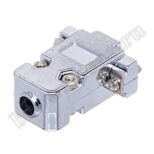 Корпус разъема D-SUB  9 контактов, металлизированный, тип 2 DN-9C фото 3