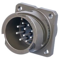 Разъем Amphenol серии 97B, ACA-B, 10 контактов, вилка на блок, тип 18, байонет 97B3102E-18-1P