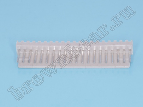 Разъем питания 20 контактов, вилка на плату, прямой угол, шаг 2.54 мм WF-20R фото 4