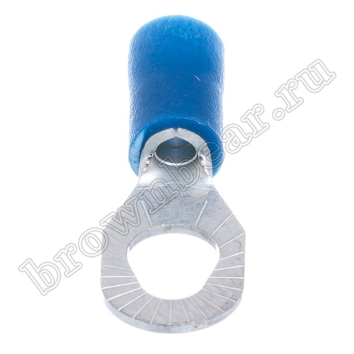 Клемма кольцевая обжимная тип "O" 3.7 - 5.3 мм на провод 1.5 - 2.5 мм², изолированная, кратно 100шт. TRI-2-3/5 фото 5