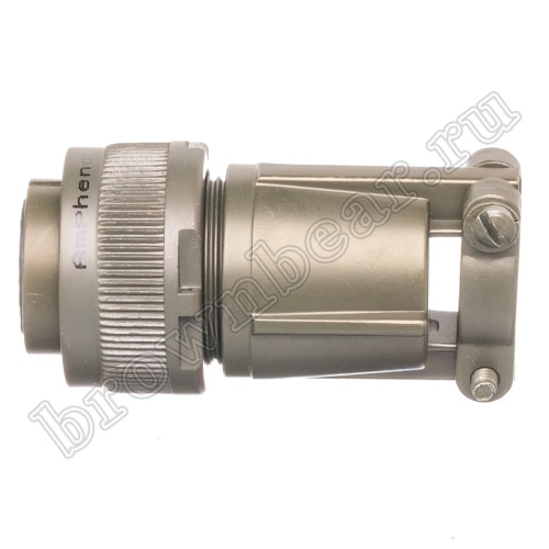 Разъём Amphenol серии MS, 4 контакта, розетка на кабель, тип 18, резьбовой MS3106E-18-10S фото 6