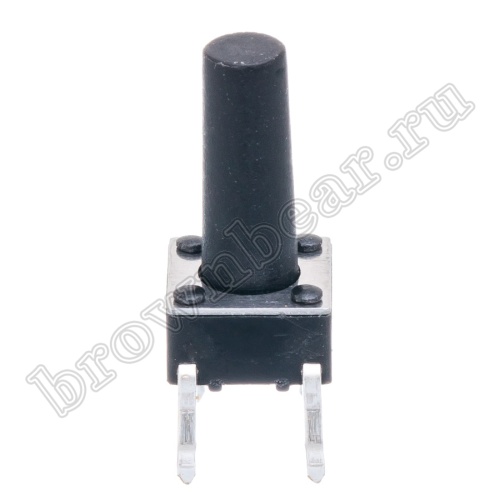 Кнопка тактовая 6х6 мм, h=12.5 мм, 4 контакта SWT-2-125 фото 7