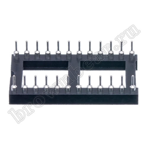 Панелька для микросхем DIP 24 цанговая фото 5