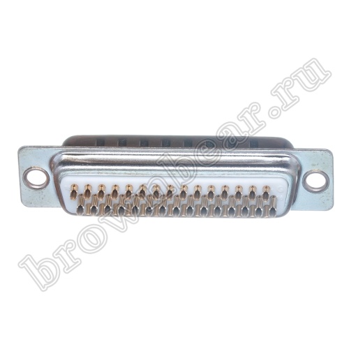 Разъем D-SUB 44 контакта, вилка на кабель, пайка DHS-44M фото 3