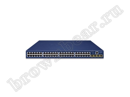 GS-4210-48T4S Управляемый L2/L4 коммутатор Planet, 48 портов 10/100/1000Мбит/с, 4 порта SFP 100/1000Мбит/с фото 2