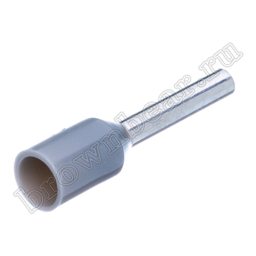 Кабельный наконечник штыревой втулочный изолированный НШВИ 8 мм, под опрессовку на провод 0.75 мм², упаковка 100шт. TIC-0.75-8 фото 5