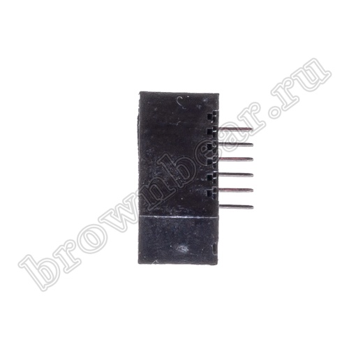 Разъем IDC 1x6 контактов под сверхплоский кабель, шаг 2.54мм FB-6 фото 4