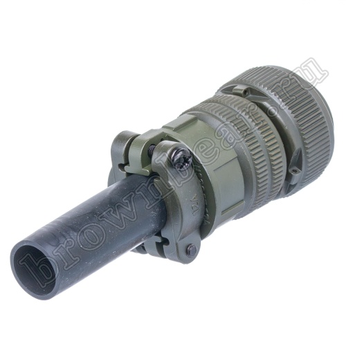 Разъём промышленный круглый MIL-5015 серии MS 17 контактов, гнездо на кабель фото 5