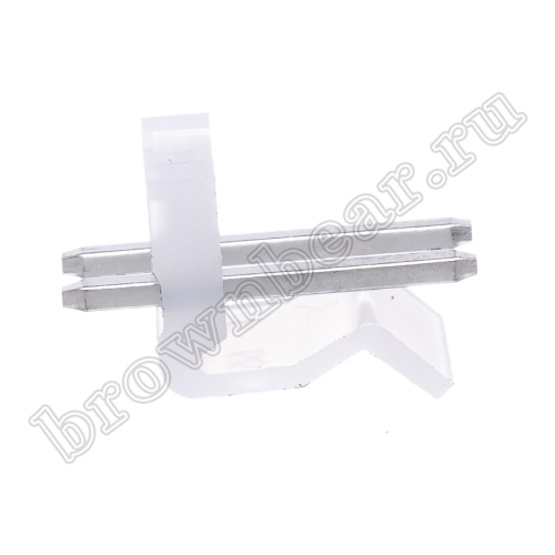 Разъем питания 2 контакта, вилка на плату, шаг 3.96 мм PWL-2 фото 3