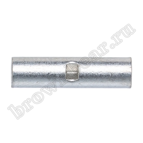 Соединительная гильза медная луженая под опрессовку на провод 1.5 - 2.5 мм², ГМЛ, упаковка 100шт. TL-2 фото 4