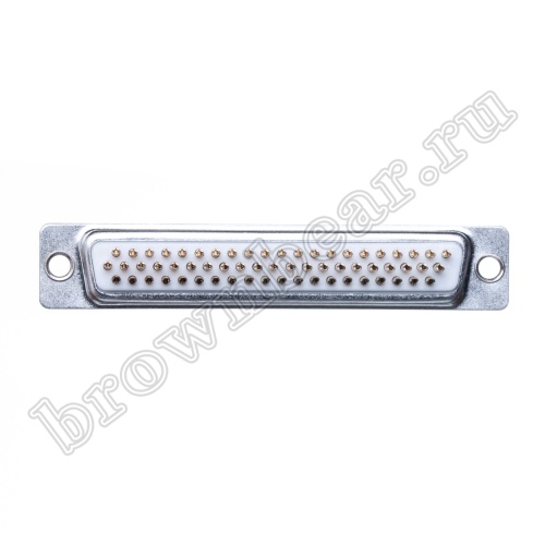 Разъем D-SUB 62 контакта, гнездо на кабель, пайка DHS-62F фото 4