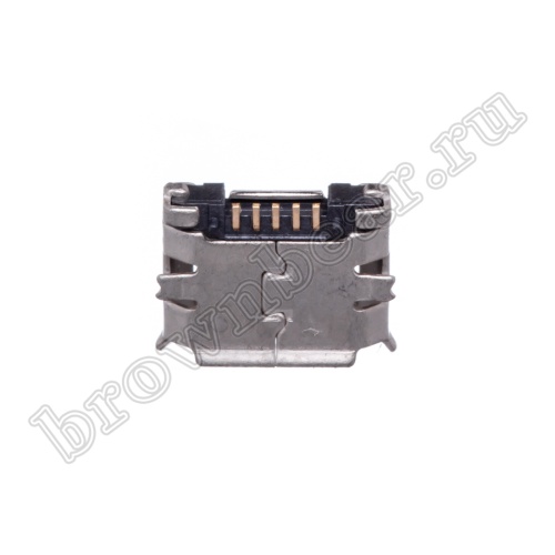 Разъем micro USB, гнездо на плату поверхностный монтаж, 5 контактов, тип 2 USB/Mc-1J/2 фото 5