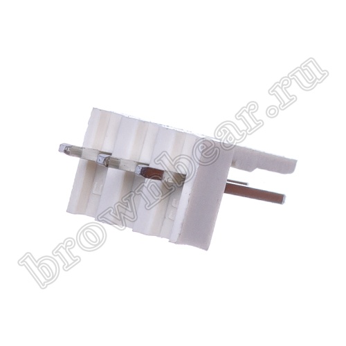 Разъем питания 3 контакта, вилка на плату, шаг 2.54 мм WF-3 фото 7