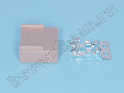 Разъем питания 6 контактов, гнездо на кабель, шаг 2.54 мм HU-6 фото 4