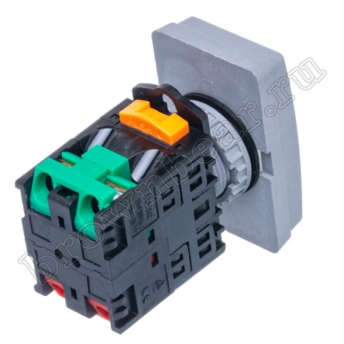 Кнопка управления пуск-стоп, с подсветкой, без фиксации, НЗ/НР, зеленая/красная TN2IT2WN-1AB фото 4