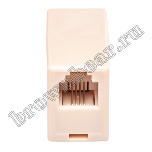 Переходник RJ-11 гнездо-гнездо GCT1-1-6P4C фото 2