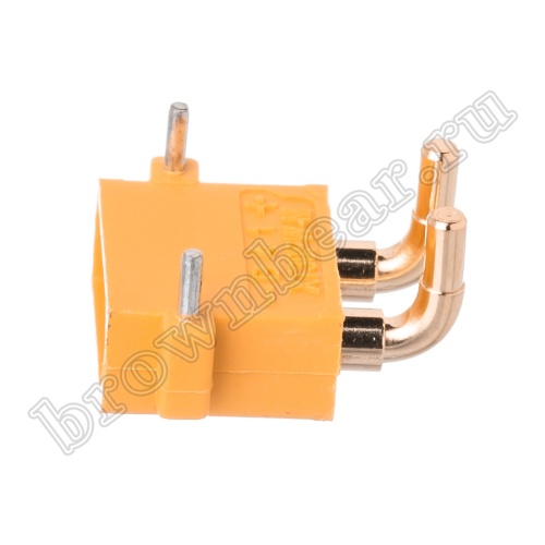 Разъем питания XT30 для АКБ, 2 контакта, штекер на плату угловой XT30PW30-M.G.Y фото 10