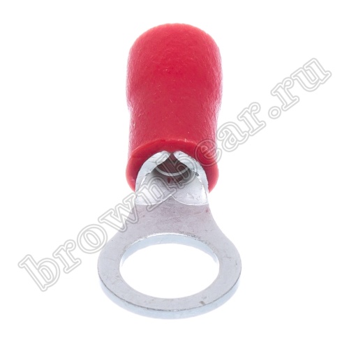 Клемма кольцевая обжимная тип "O" 5.3 мм, на провод 0.25 - 1.5 мм², изолированная, кратно 100шт. TRI-1.25-5 фото 5