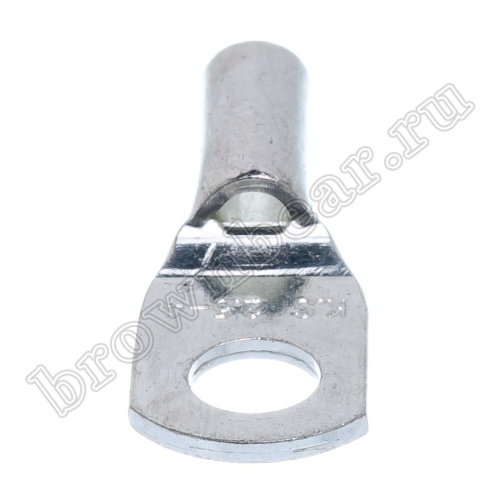 Клемма кольцевая обжимная тип "O" прямоугольная 4.3 мм на провод 1.5 - 2.5 мм², неизолированная, кратно 100шт. TRC-2-4 фото 3