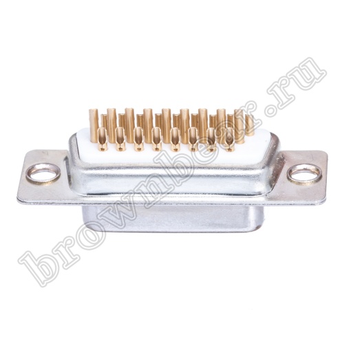 Разъем D-SUB  26 контактов высокой плотности, гнездо на кабель, пайка, тип 2 DHS-26F фото 2