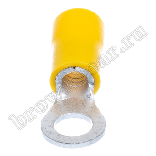 Клемма кольцевая обжимная тип "O" 5.3 мм, на провод 4.0 - 6.0 мм², изолированная, кратно 100шт. TRI-5.5-5 фото 5