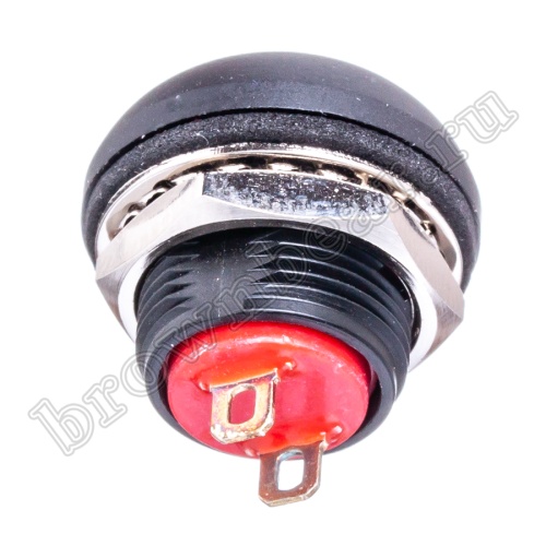 Кнопка влагозащищенная IP67 без фиксации, 12мм круглая на блок, НР, зелёная PSW-7-E фото 5