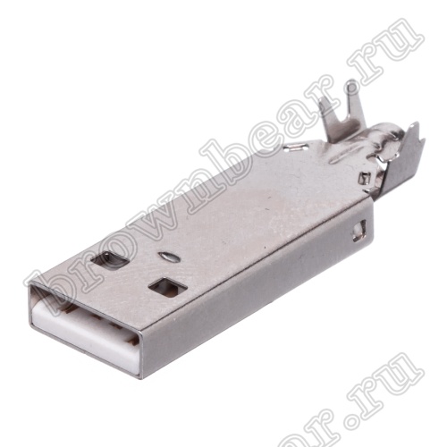 Разъем USB, тип А, вилка на кабель, тип 1 USBA-SP
